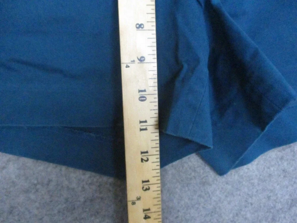 J Crew Shorts Womens 4 Blue Flat Front Chino Stretch Comfort Solid Beach Summer